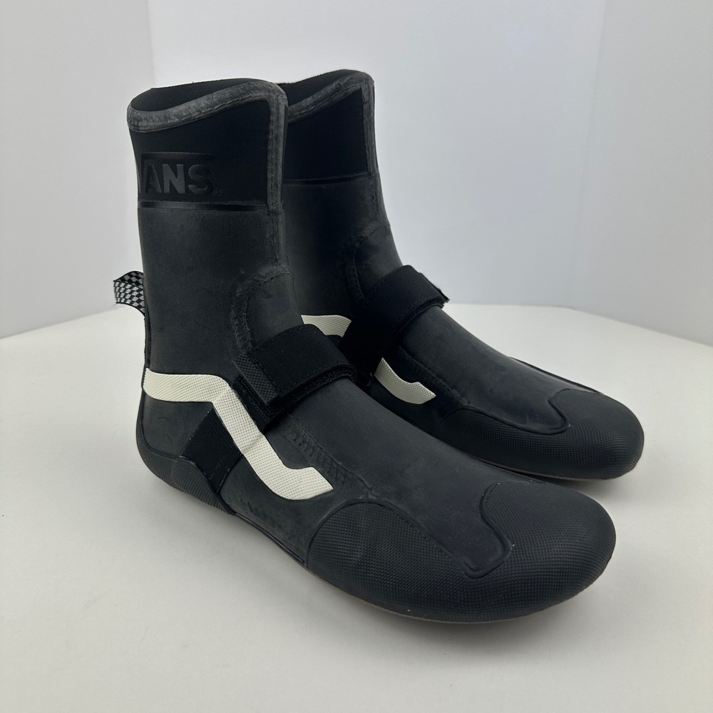 Vans Surf Boot 2 Hi V 721454 Black White Mens 7 Womens 8.5 Wetsuit Booties Surf
